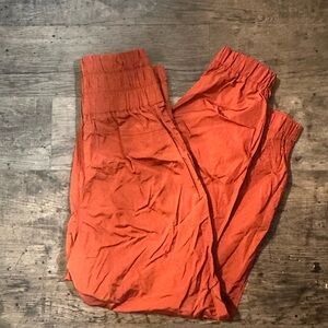 Free People Orange joggers Pants